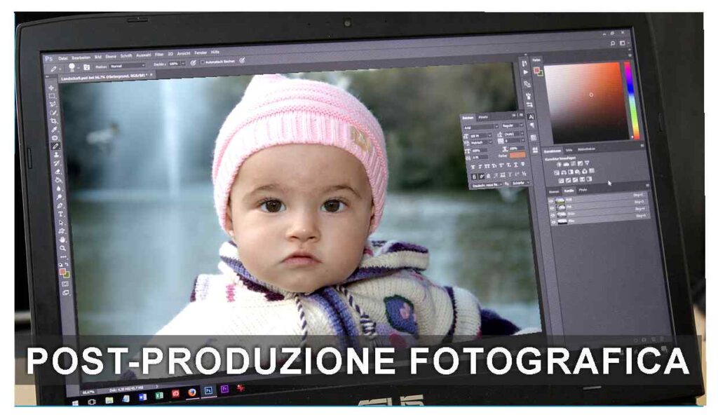 Fotografia per principianti: pulsante post produzione